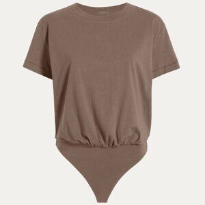 Everyday T-Shirt Bodysuit - Mocha